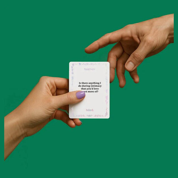 Biird Together Conversation Game for Couples 180 Cards with Dice