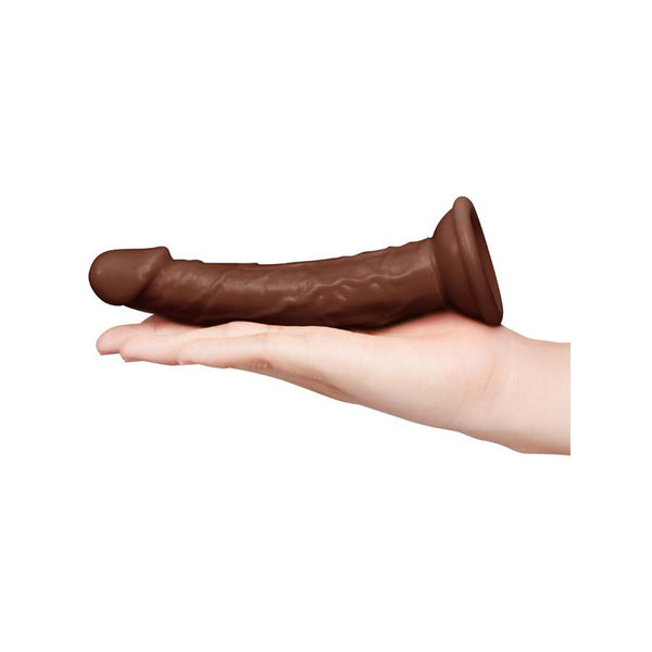 Together Tones 6.75 in. Realistic Dildo - Colour: Dark