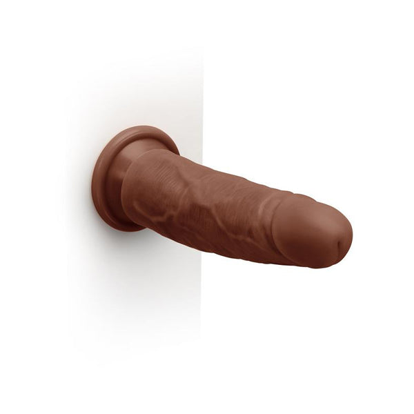 Together Tones 7.75 in. Realistic Dildo - Colour: Dark