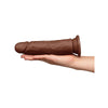 Together Tones 7.75 in. Realistic Dildo - Colour: Dark
