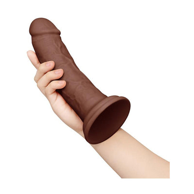Together Tones 8.5 in. Realistic Dildo - Colour: Dark