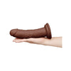 Together Tones 8.5 in. Realistic Dildo - Colour: Dark