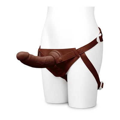 Together Tones 8.5 in. Realistic Dildo - Colour: Dark