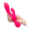 Together Tri Delight Dual-Ended Triple Stim Wand and Rabbit Vibrator