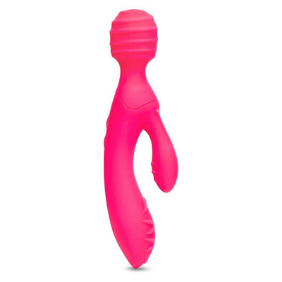 Together Tri Delight Dual-Ended Triple Stim Wand and Rabbit Vibrator