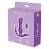 Full Circle The Pleasure Company Trifecta Triple Vibrating Zones Rechargeable Silicone ABS Vibrator