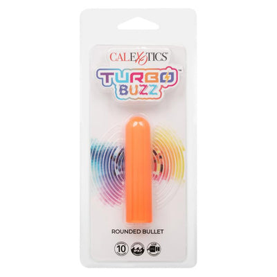 CalExotics Turbo Buzz Rounded Mini Bullet - Colour: Orange
