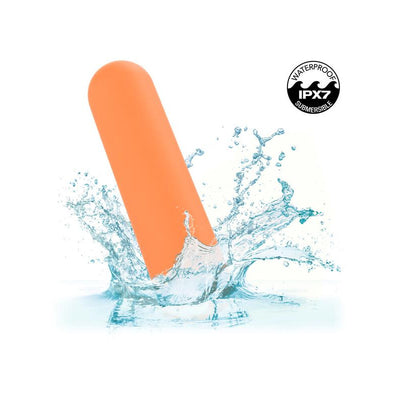 CalExotics Turbo Buzz Rounded Mini Bullet - Colour: Orange