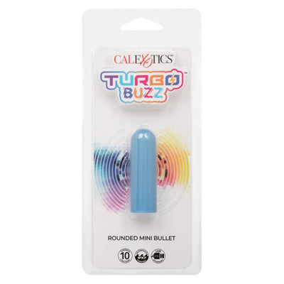 CalExotics Turbo Buzz Rounded Mini Bullet - Colour: Blue