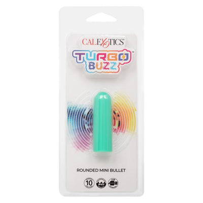 CalExotics Turbo Buzz Rounded Mini Bullet - Colour: Green