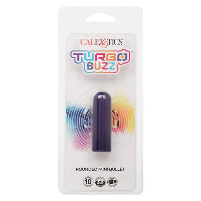 CalExotics Turbo Buzz Rounded Mini Bullet - Colour: Purple