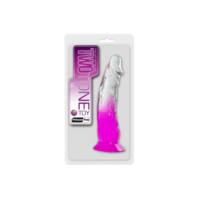 Excellent Power 6 Inch PVC Suction Base Dildo Without Balls