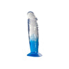 Excellent Power 7 Inch PVC Dong Without Balls - Colour: Clear/Blue