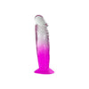 Excellent Power 6 Inch PVC Dong Without Balls - Colour: Clear/Purple