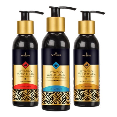 Sensuva Ultra-Thick Water-Based Moisturizer Strawberry 125 ml