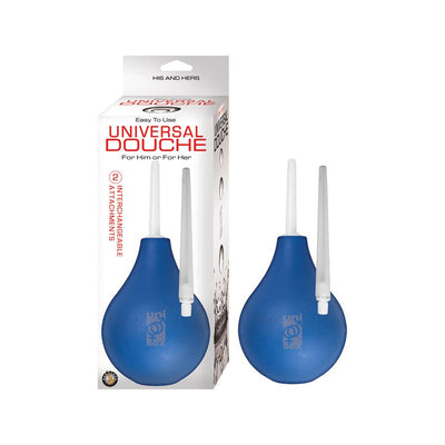 Nasstoys Universal Douche with 2 Interchangeable Attachments - Colour: Blue