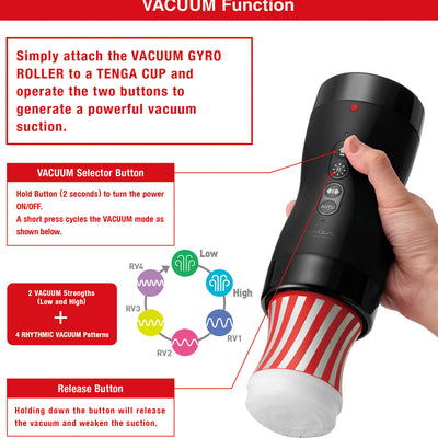 Tenga Vacuum Gyro Roller Set