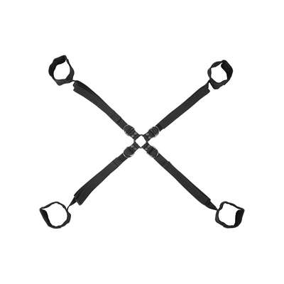 Sportsheets Velvet Noir Adjustable Hog Tie and Cuff Set