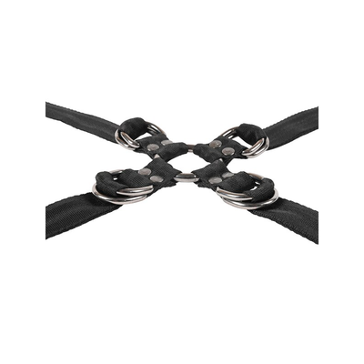 Sportsheets Velvet Noir Adjustable Hog Tie and Cuff Set