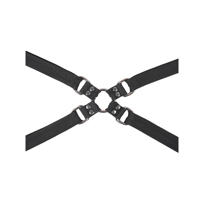 Sportsheets Velvet Noir Adjustable Hog Tie and Cuff Set