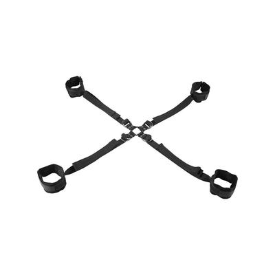 Sportsheets Velvet Noir Adjustable Hog Tie and Cuff Set