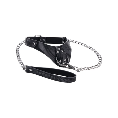 Sportsheets Velvet Noir Collar and Leash
