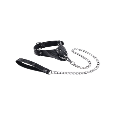 Sportsheets Velvet Noir Collar and Leash