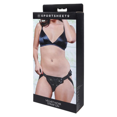 Sportsheets Velvet Noir Strap On
