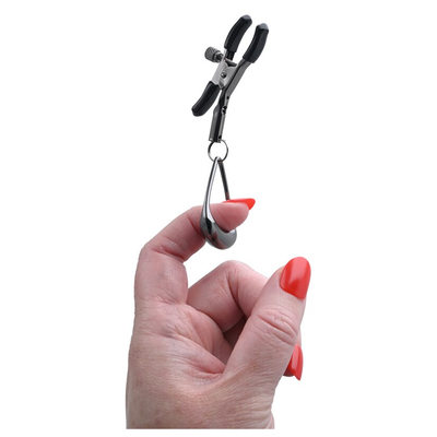 Sportsheets Velvet Noir Tuggable Nipple Clamps