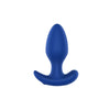 Forto Vibrating Anal Plug - Colour: Blue