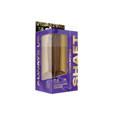 Shaft Vibrating Model A 7.5 Inch Real Feel FLEXISKIN Silicone Vibrator
