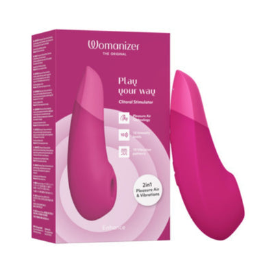Womanizer Enhance Clitoral Stimulator with Pleasure Air Technology and Vibration