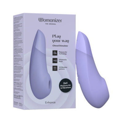 Womanizer Enhance Clitoral Stimulator with Pleasure Air Technology and Vibration