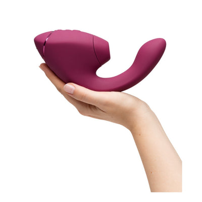 Womanizer Duo 2 Rabbit Vibrator - Colour: Dusky Pink