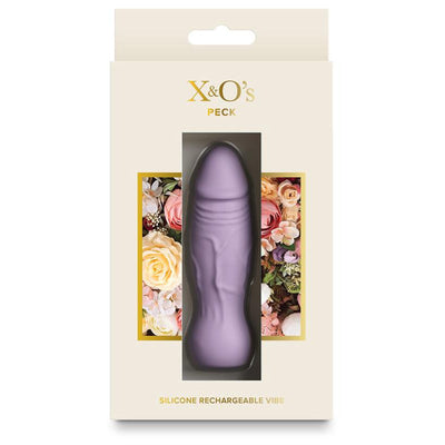 NS Novelties X and Os Peck Silicone Rechargeable Vibrator