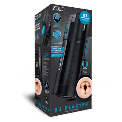 Zolo Bj Blaster Handheld Blowjob Stroker with Dynamic Thrusting